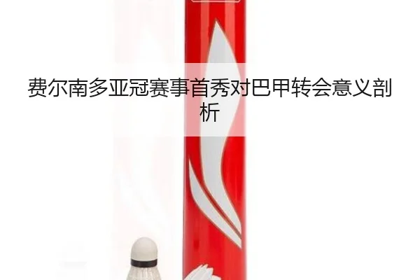 费尔南多亚冠赛事首秀对巴甲转会意义剖析